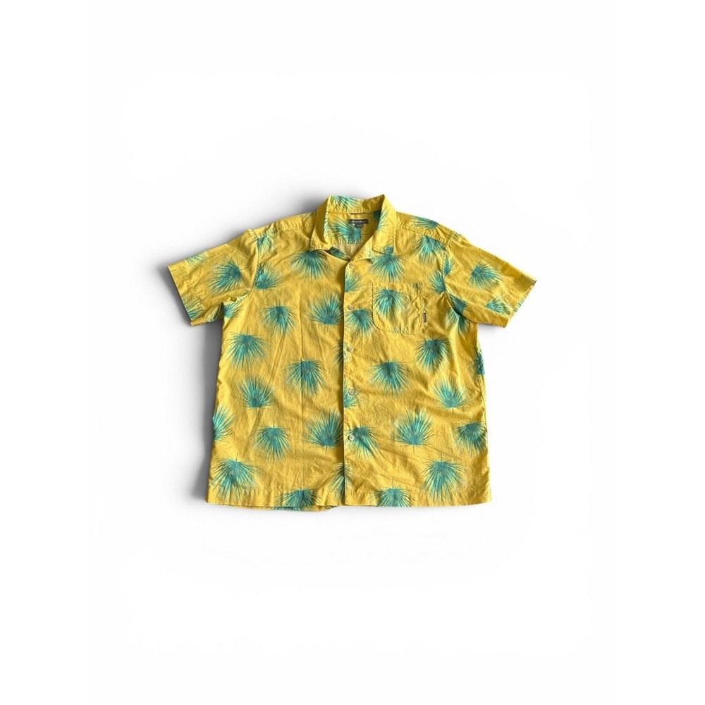 Eddie‎ Bauer Hawaiian Button Down 100% Cotton Large